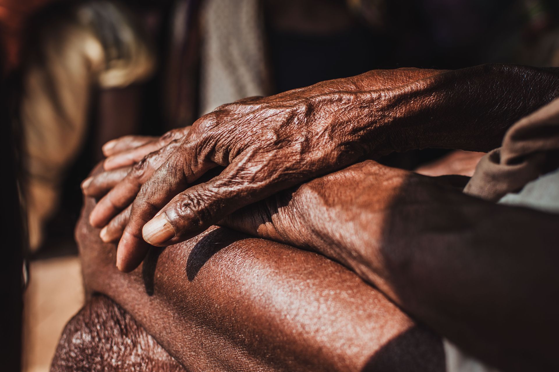 Person living with arthritis pain