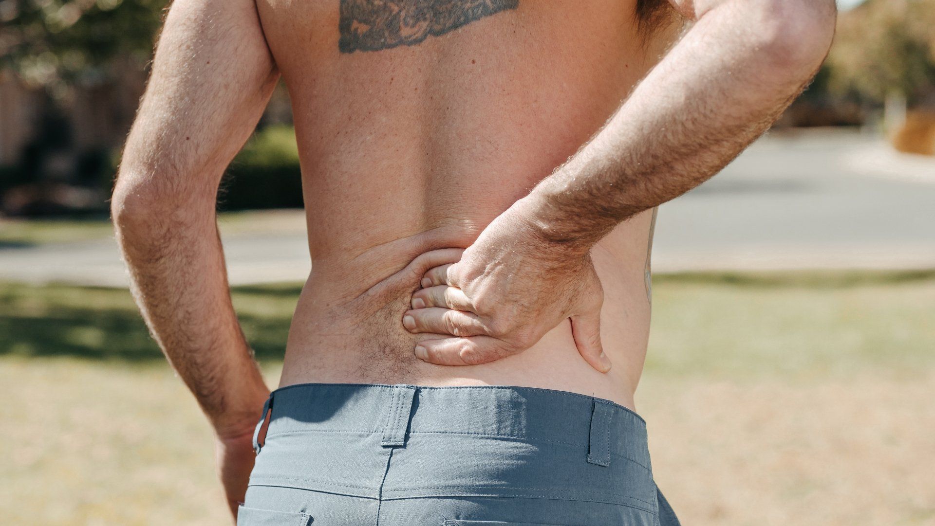 Lower back pain affecting daily movement